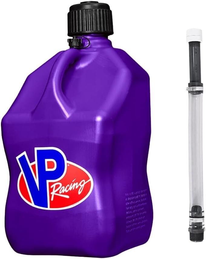 VP Racing 3612-CA, 5.5-Gallon Square Motorsport Jug Translucent Purple