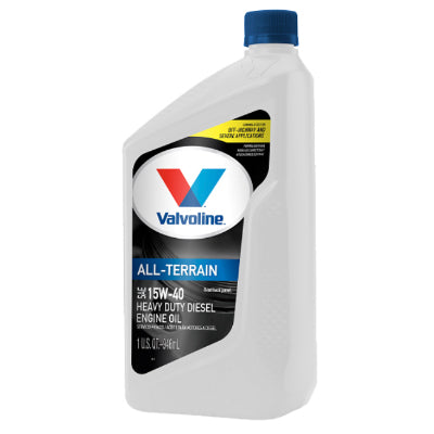 Valvoline All Terrain Diesel 15W-40 Motor Oil — Full Box (6 x 1 qt) — supplier product photo; quantity is stated in the listing.