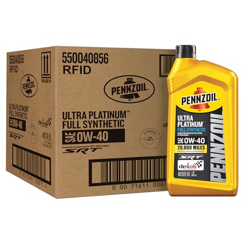 Pennzoil Ultra Platinum Full Synthetic 0W-40 — 1-Quart Cases