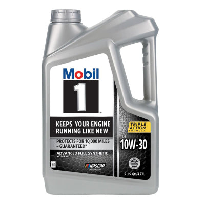 Mobil 1 10w30 Advanced Full Syn 5 Qt
