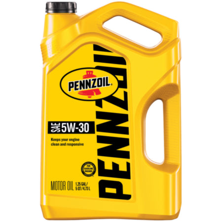Pennzoil Motor Oil 5W-30 — one 5-quart jug