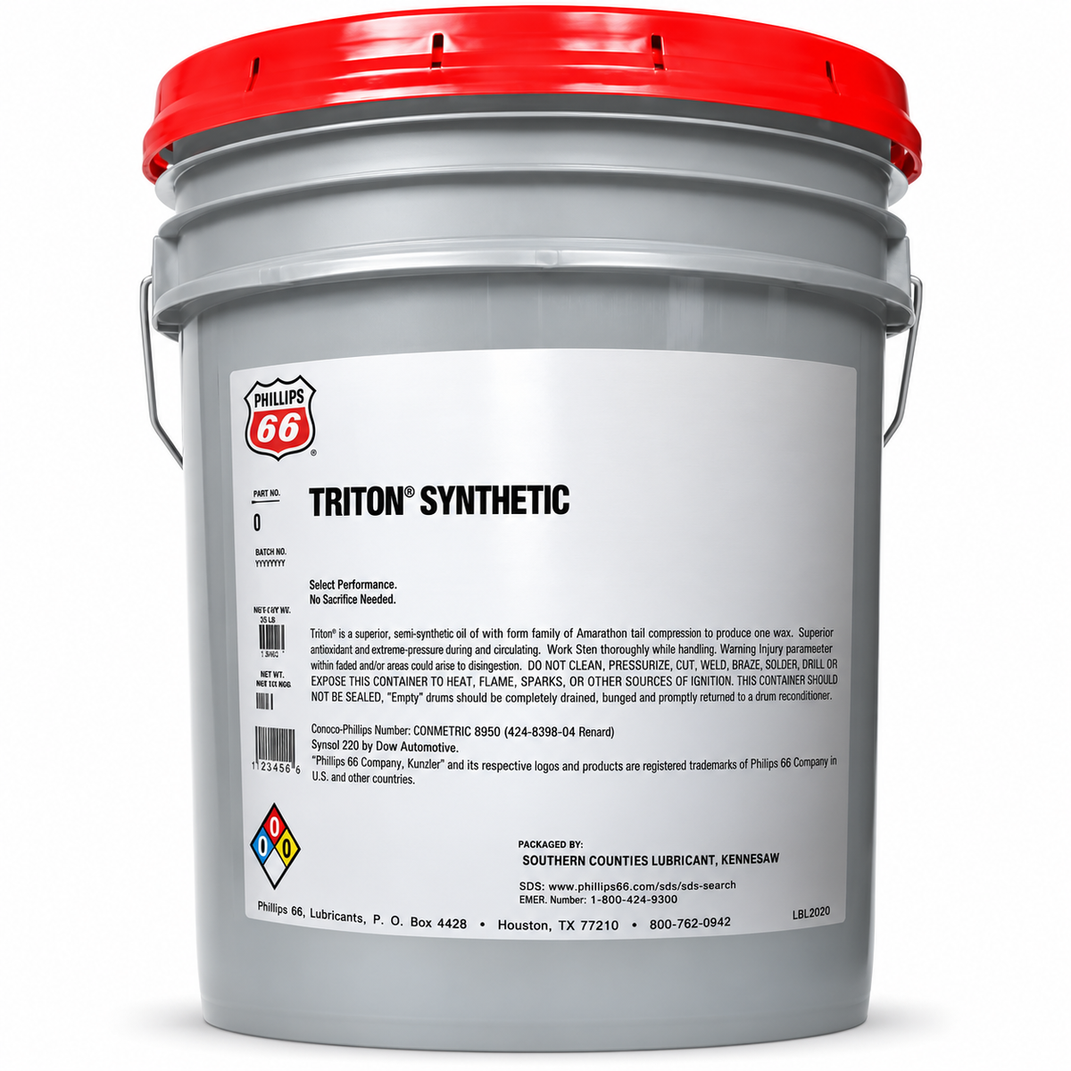 Phillips 66 Triton Heavy Duty Full Synthetic ATF — 5-Gallon Pail