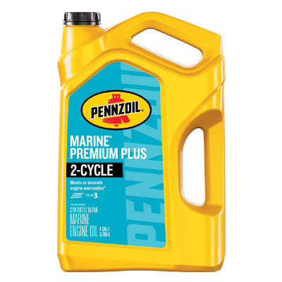 Pennzoil Premium Plus Outboard 2-Cycle Oil — 1-Gallon Jugs product photo