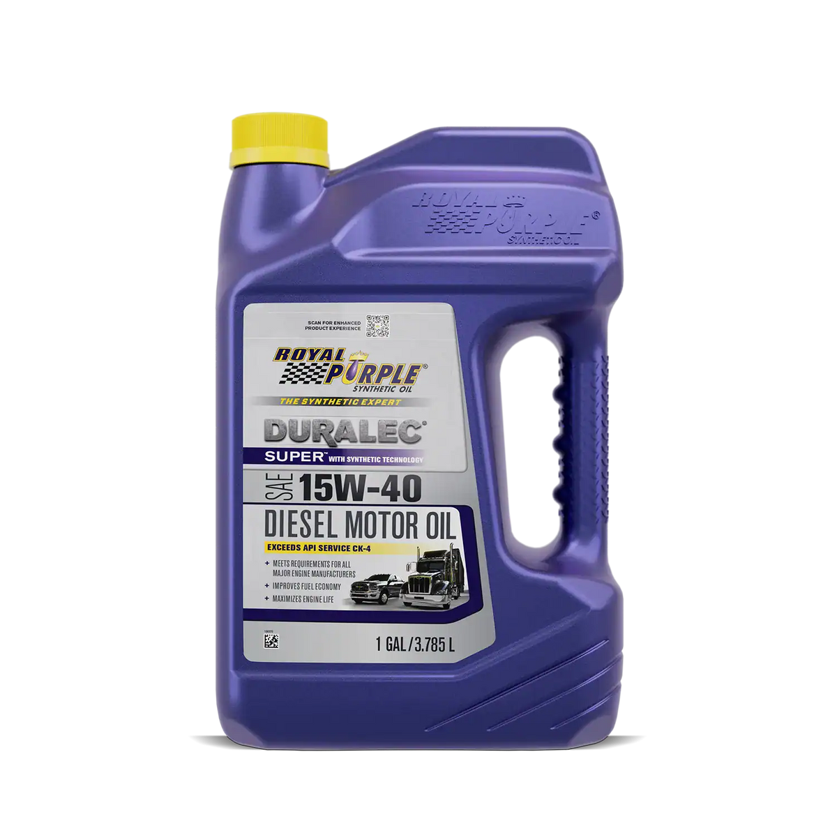 Royal Purple Duralec Super Synthetic Diesel Motor Oil 15W-40 — single container