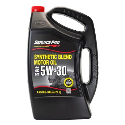 Service Pro 5W-30 Synthetic Blend Motor Oil 5 Qt — Full Case of 3 (3 × 5 qt)