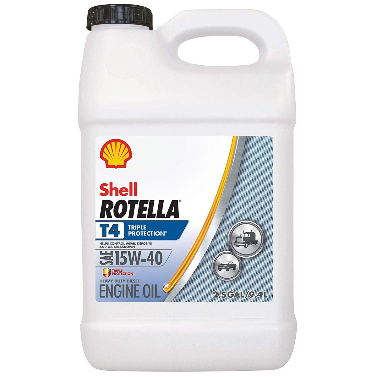Shell 15w40 Rotella T4 Triple Protection 2.5 Gal