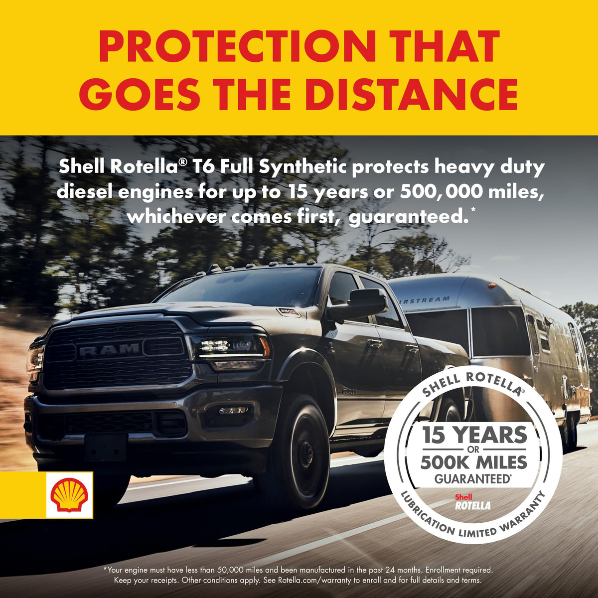 Shell Rotella T6 Full Synthetic Multi-Vehicle 5W-30 Diesel Engine Oil