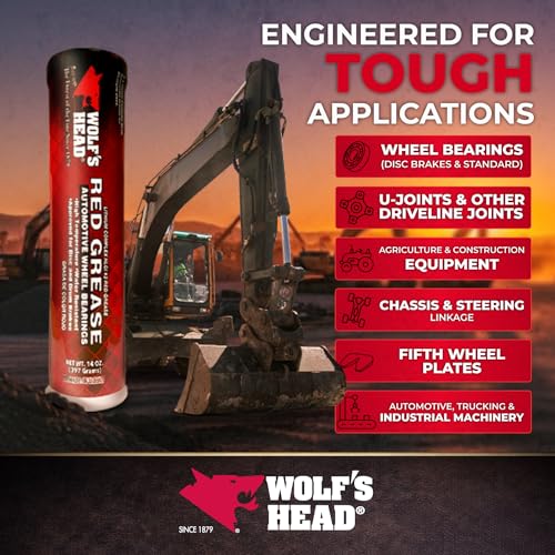Wolf's Head Red Grease NLGI #2 (836-88300-18) 120 Pound Drum - Parent