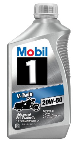 Mobil 1 20W-50 V-Twin Motorcycle Motor Oil