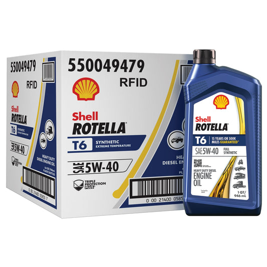Shell Rotella T6 Full Synthetic Diesel Engine Oil