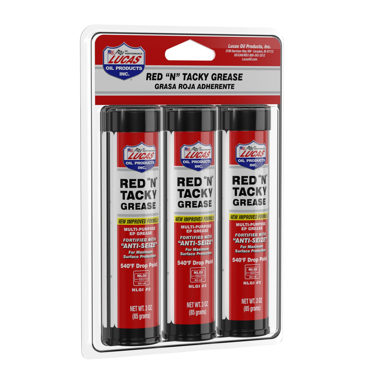 Lucas Oil 10005 Red 'N' Tacky Grease