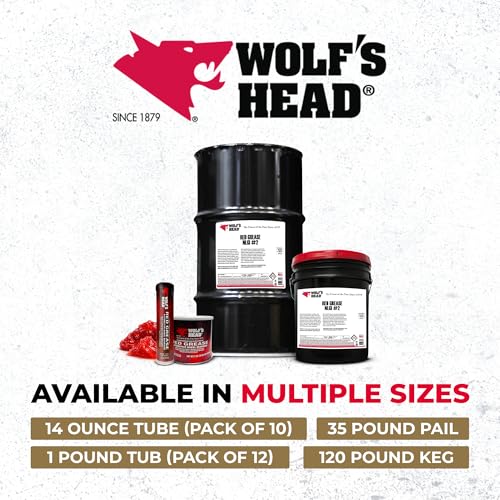 Wolf's Head Red Grease NLGI #2 (836-88300-18) 120 Pound Drum - Parent