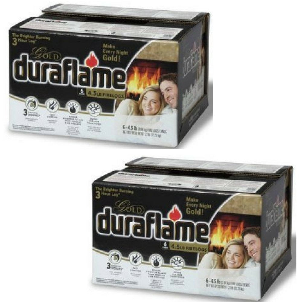 Duraflame 4577 Ultra-Premium Firelogs 2 Pack, 4.5-Pound 3 Hour