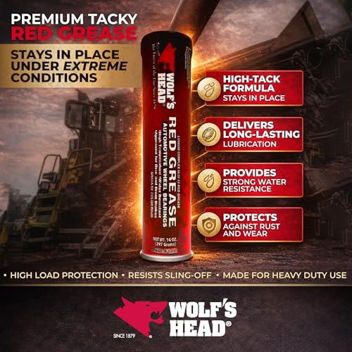 Wolf's Head Red Grease NLGI #2 (836-88300-18) 120 Pound Drum - Parent