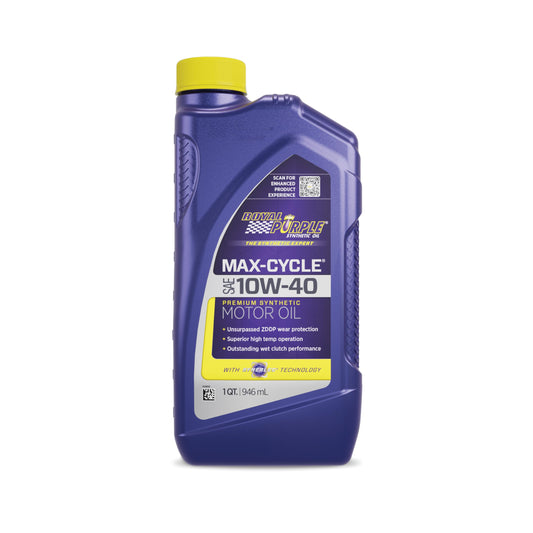 Royal Purple Max Cycle 10W-40 High Performance Synthetic Motorcycle Oil