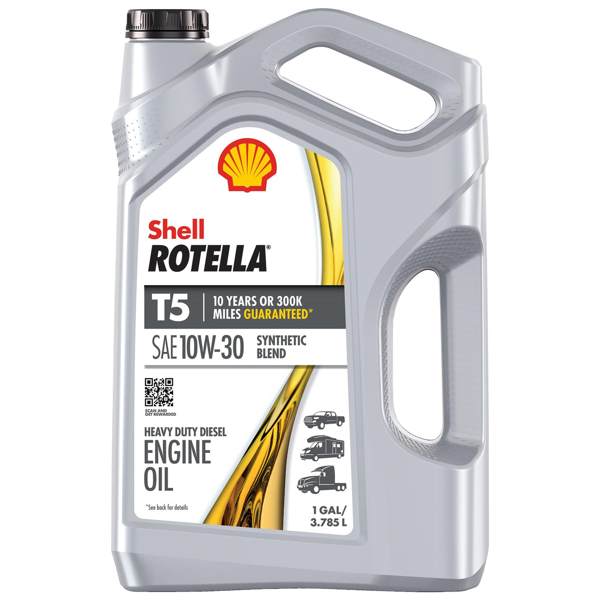 Shell Rotella T5 Synthetic Blend 10W-30 Diesel Engine Oil