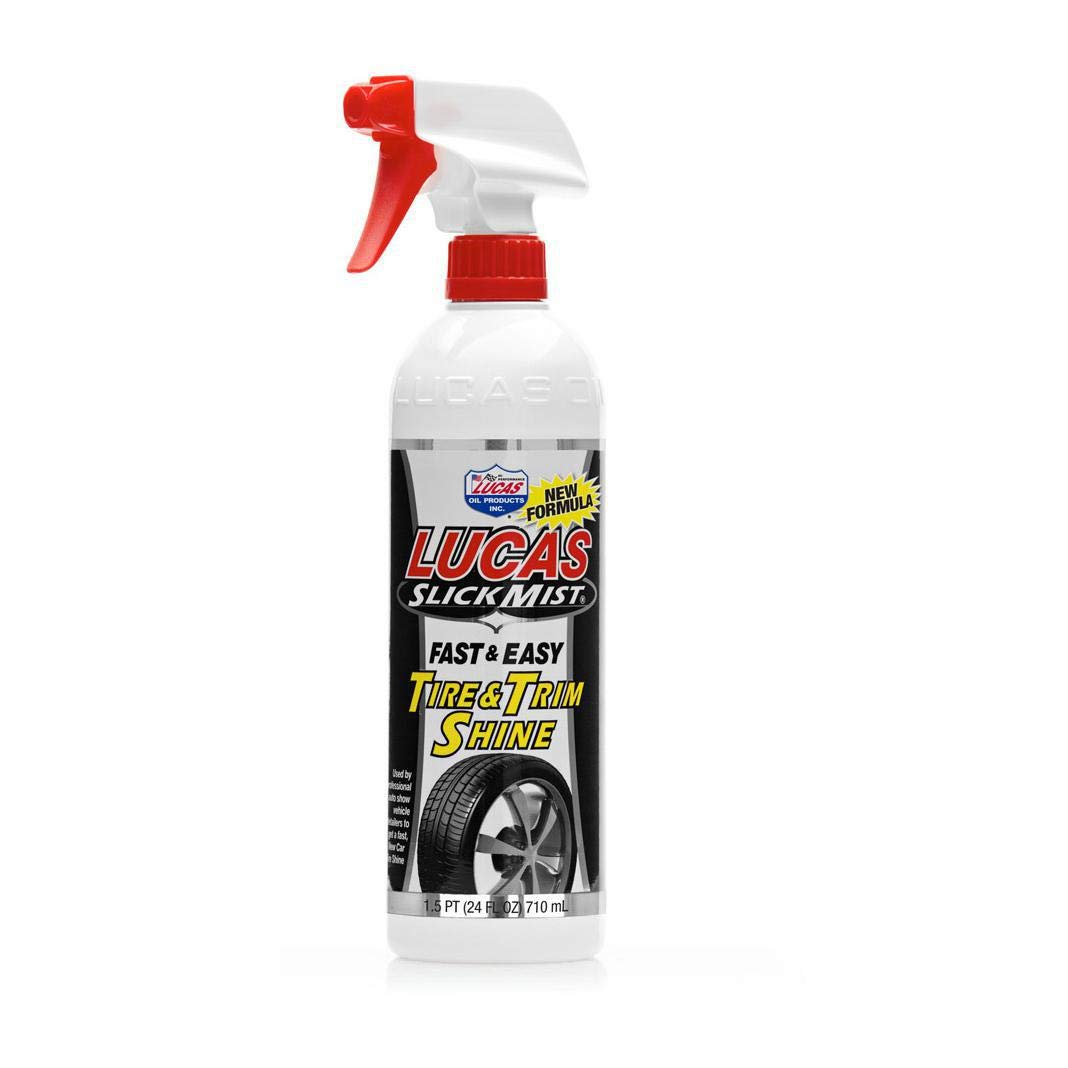 Lucas Oil 10513 Slick Mist Tire and Trim Shine - 24 Ounce (Pack of 6)
