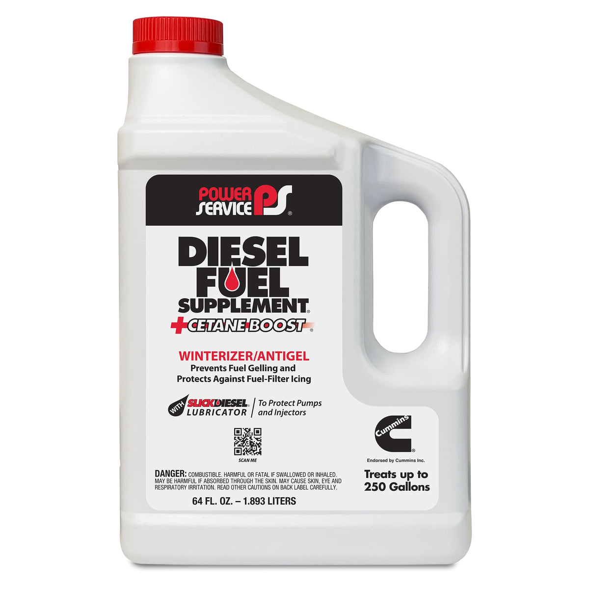 Power Service Diesel Fuel Supplement +Cetane Boost - 64 Ounce (Pack of 6)