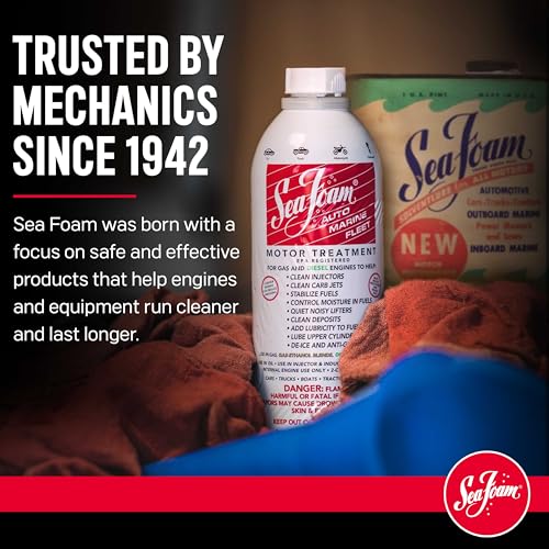 Sea Foam Motor Treatment Fuel & Oil Additive, SF16, 16 oz, Pack of 24