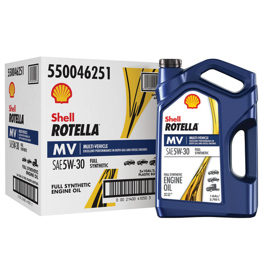Shell Rotella T6 Full Synthetic Multi-Vehicle 5W-30 Diesel Engine Oil