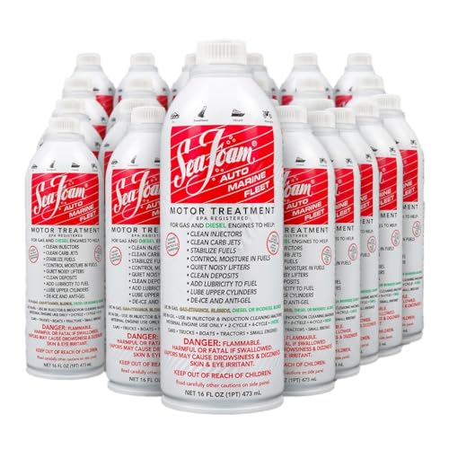 Sea Foam Motor Treatment Fuel & Oil Additive, SF16, 16 oz, Pack of 24