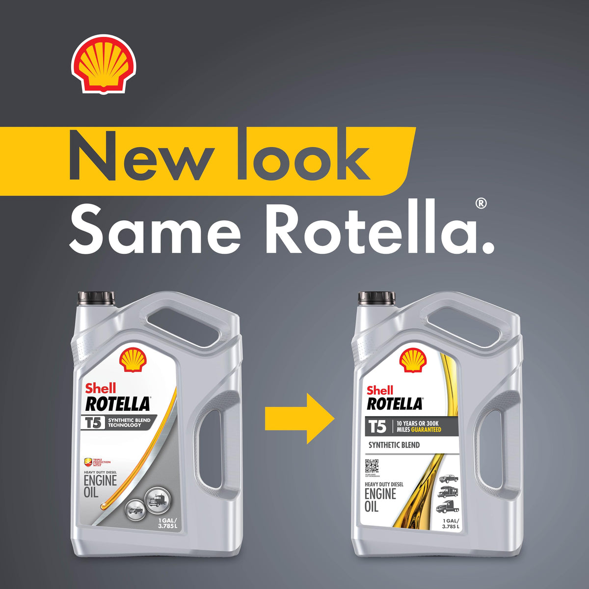 Shell Rotella T5 Synthetic Blend 10W-30 Diesel Engine Oil