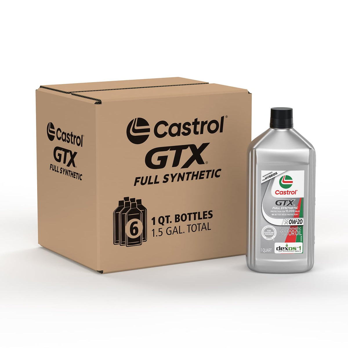 Castrol GTX Full Synthetic 0W-20 Motor Oil