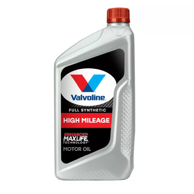 Valvoline MaxLife High Mileage Full Synthetic 10W-30 Motor Oil — Full Box (6 x 1 qt) — supplier product photo; quantity is stated in the listing.