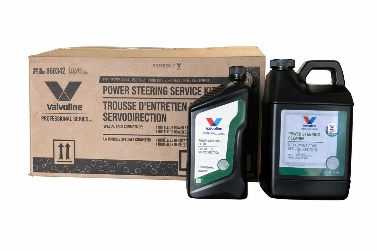 Valvoline VPS Power Steering Service Kit — Full Box (6 two-part kits) — original packaging.