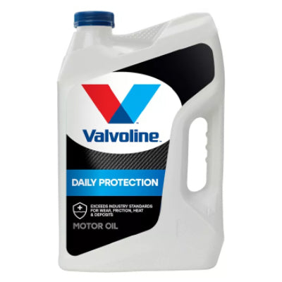 Valvoline Daily Protection Synthetic Blend 5W-20 — one 5-quart jug.
