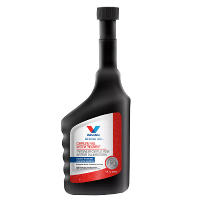 Valvoline Complete Fuel System Treatment — Full Box (12 x 10 fl oz) — supplier product photo; quantity is stated in the listing.