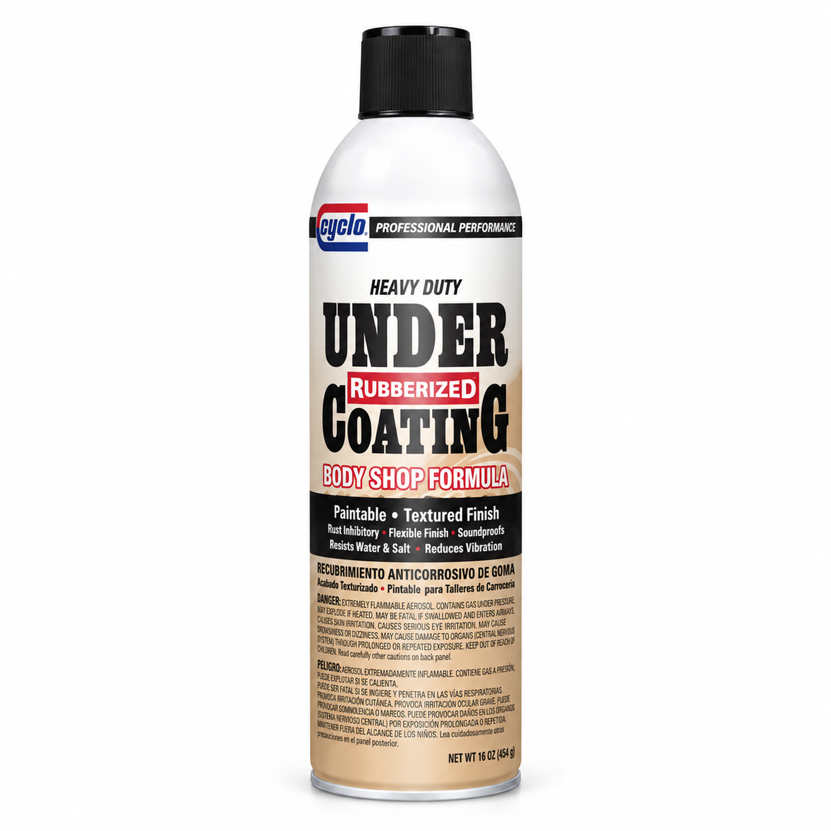 Cyclo Rubberized Undercoating 16 oz can — full case of 12