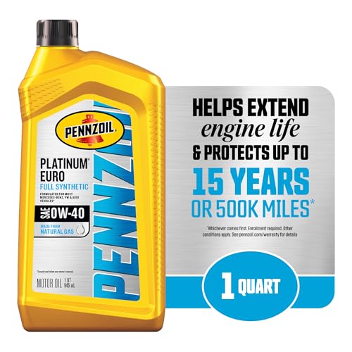 Pennzoil Platinum Euro Full Synthetic Motor Oil