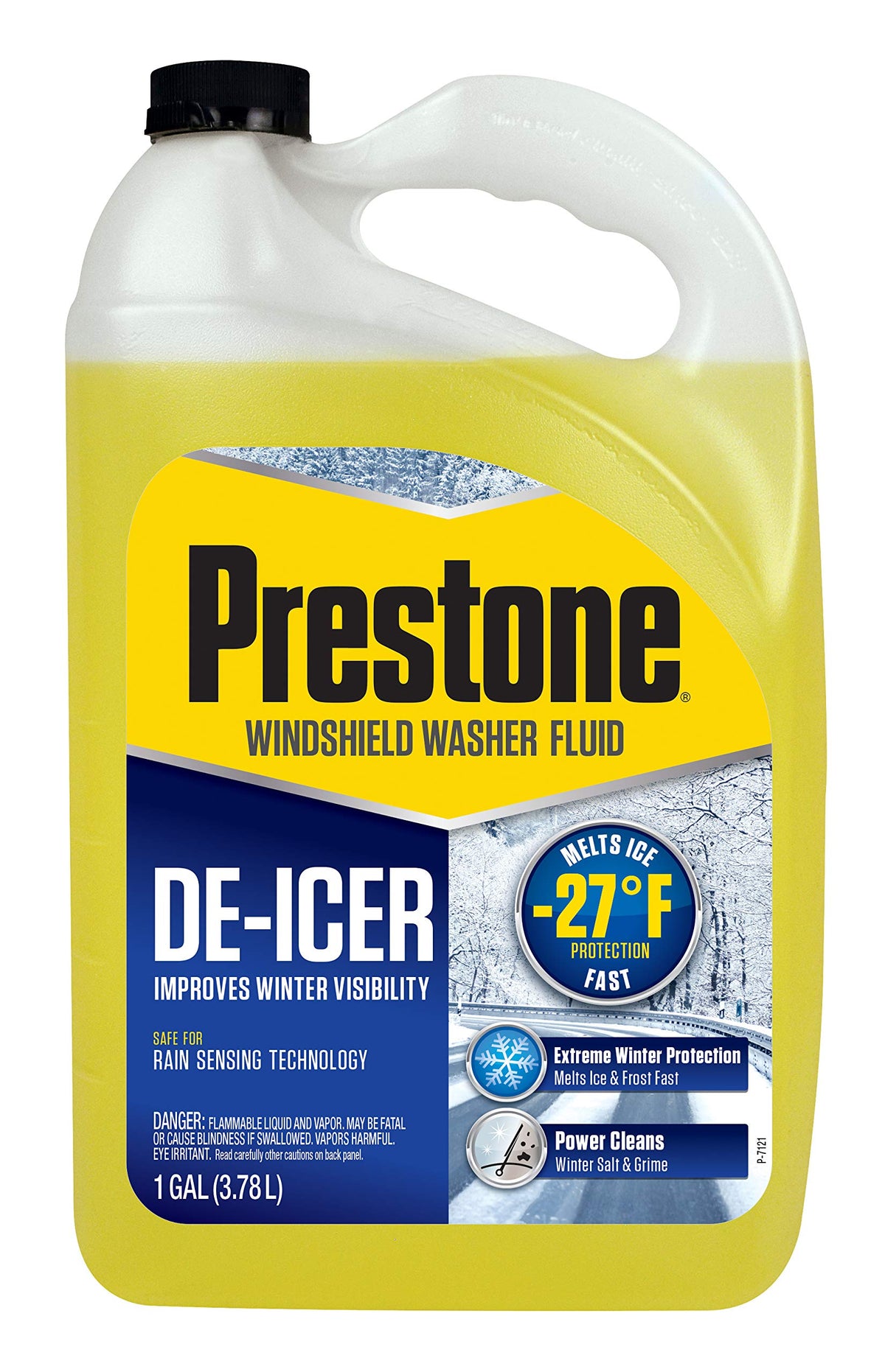 Prestone De-Icer Winter Windshield Washer Fluid, 1 Gallon
