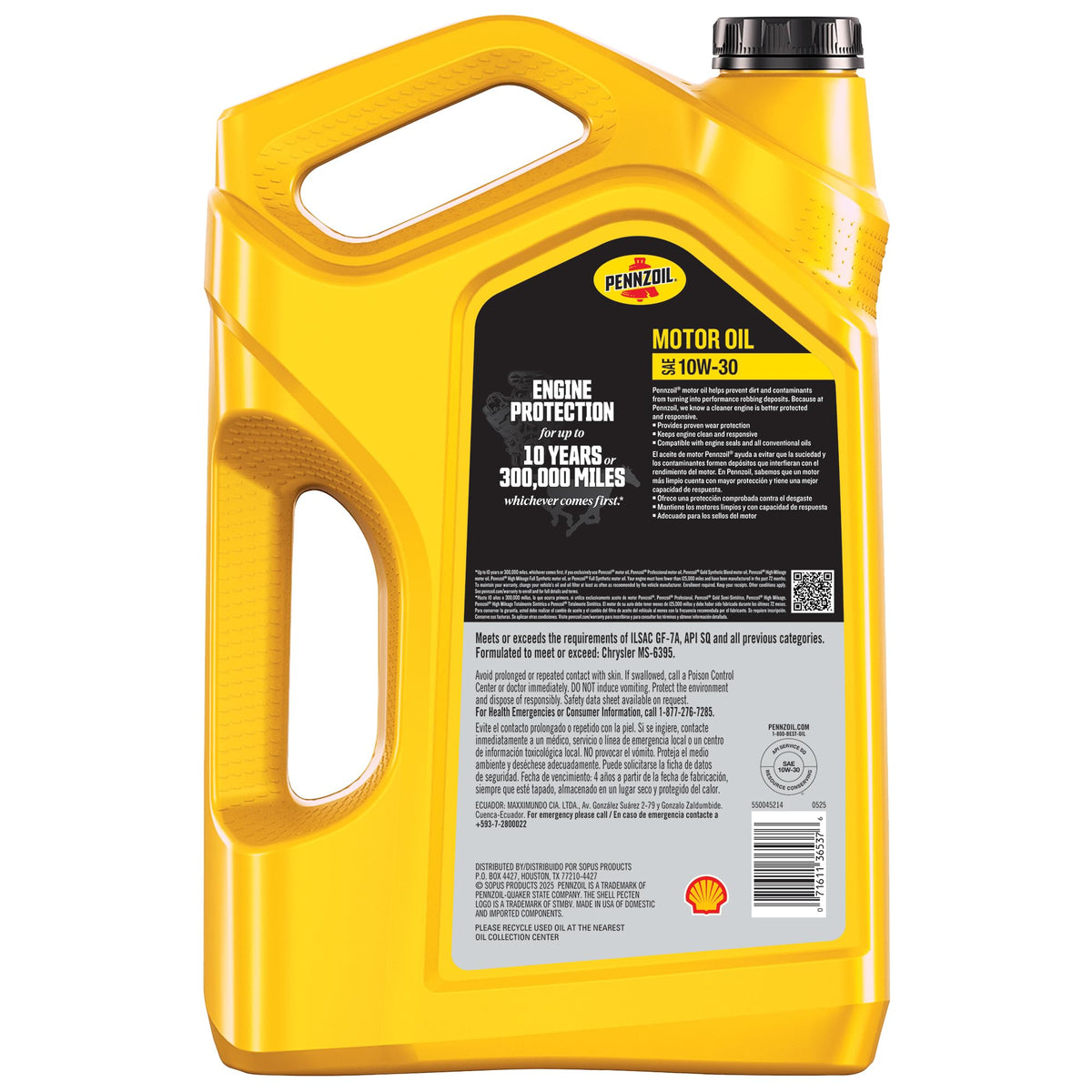 Pennzoil Motor Oil