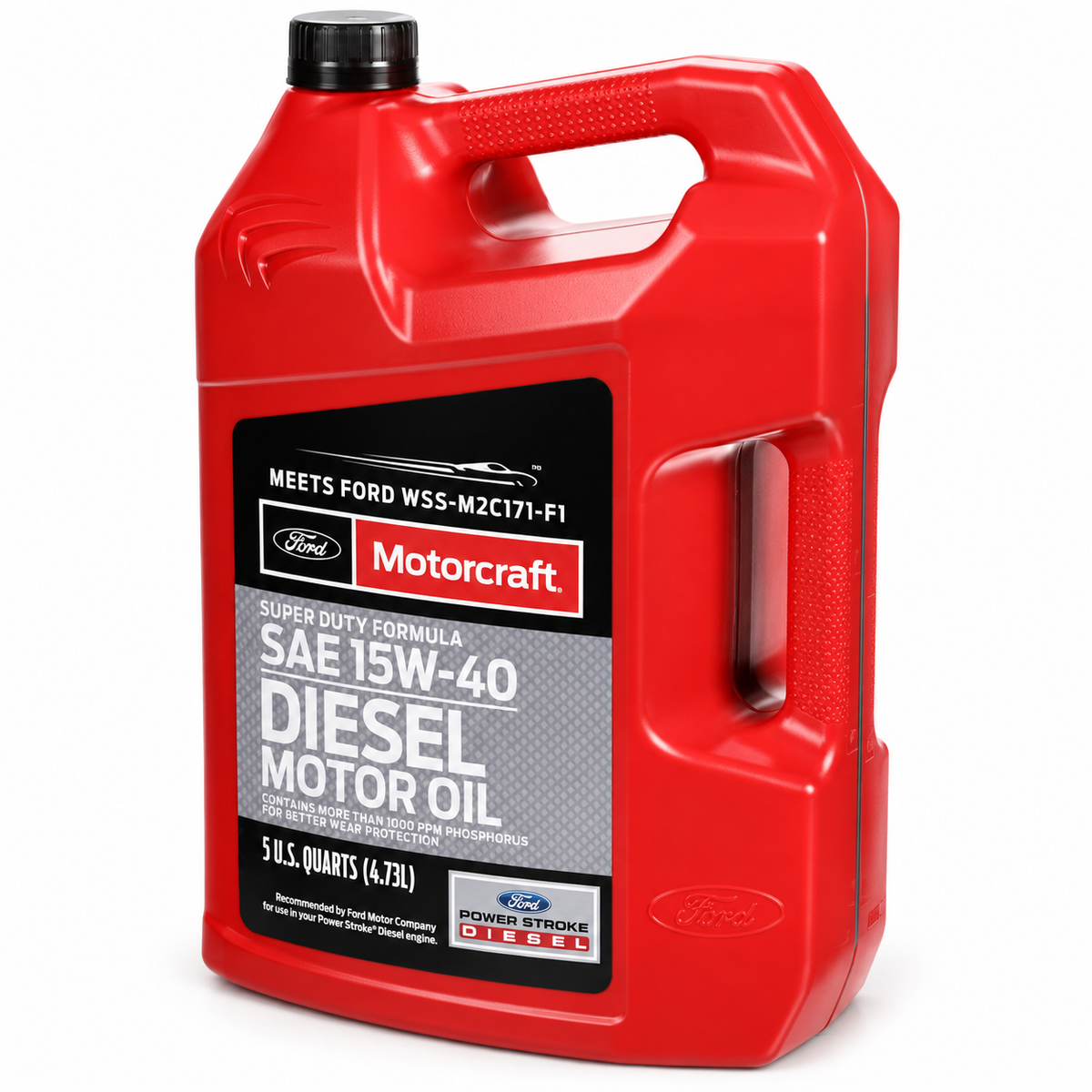 Motorcraft 15W-40 Super Duty Diesel Motor Oil, 5 Quart container