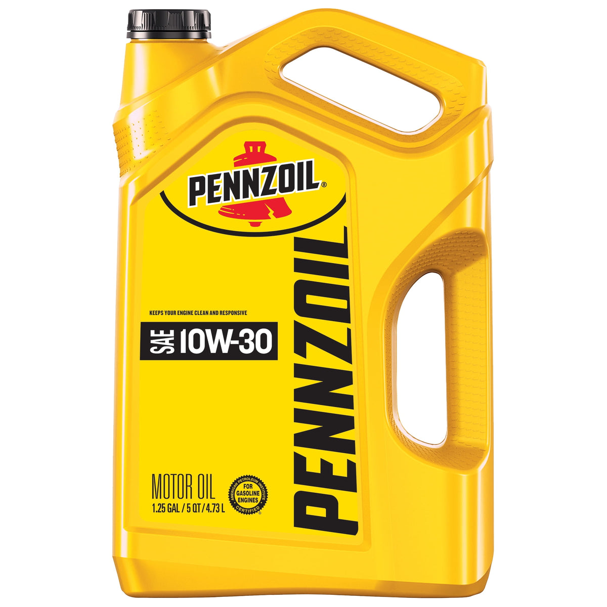 Pennzoil Motor Oil 10W-30 — one 5-quart jug