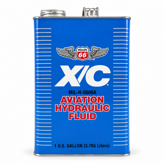 Phillips 66 X/C 5606A Aviation Hydraulic Fluid — 1 Gallon / Case of 6