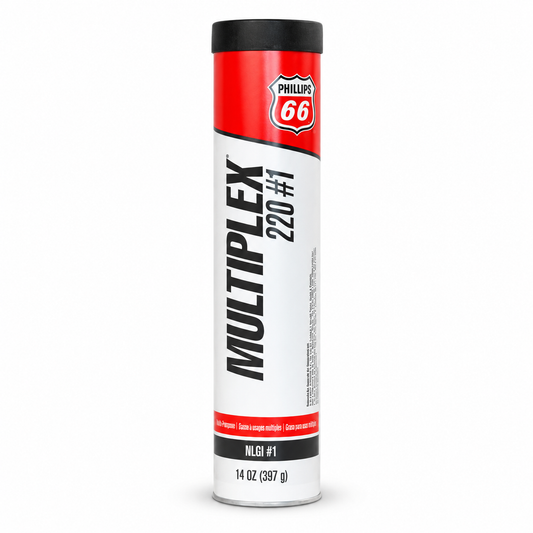 Phillips 66 Multiplex 220 EP 1 Lithium Complex Grease — 14-oz Cartridges, 10-Pack