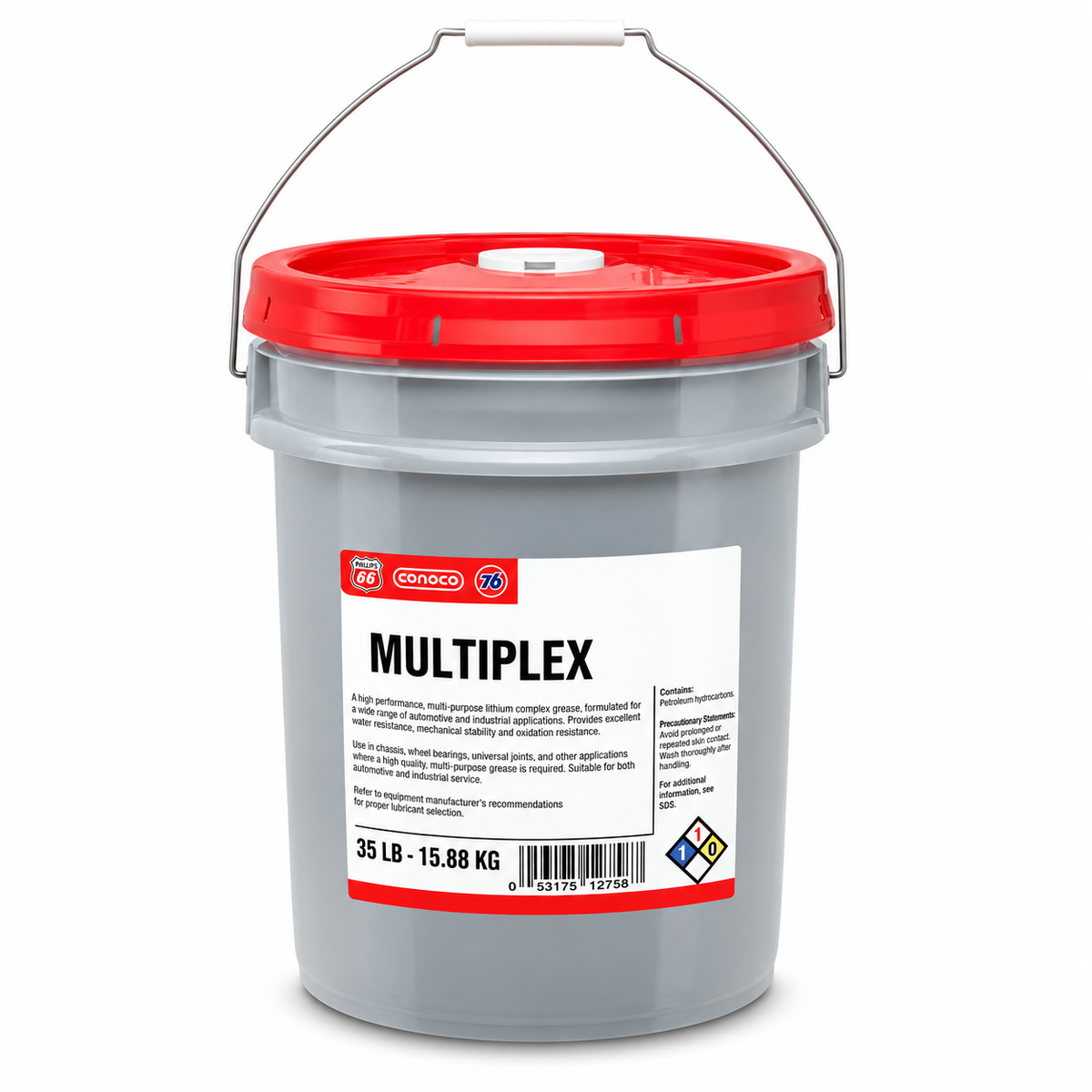 Phillips 66 Multiplex 220 EP 2 Lithium Complex Grease — 35-lb Pail