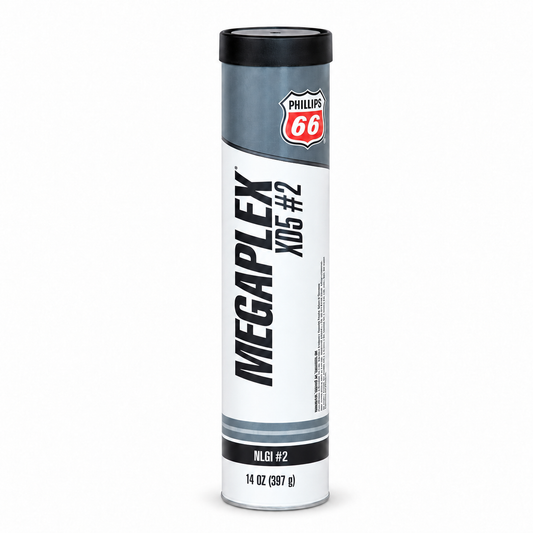 Phillips 66 Megaplex XD5 EP 2 Grease with 5% Moly — 14-oz Cartridges, 10-Pack
