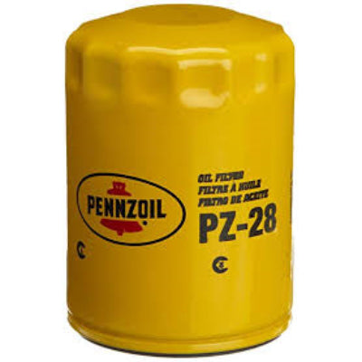 Pennzoil PZ28 Oil Filter; listing sold as 12 filters — product reference photo