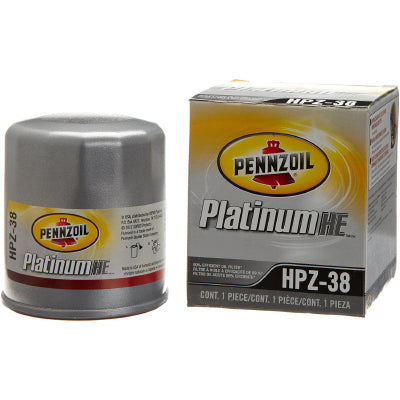 Pennzoil Platinum PZHPZ38 Oil Filter; one filter — product reference photo