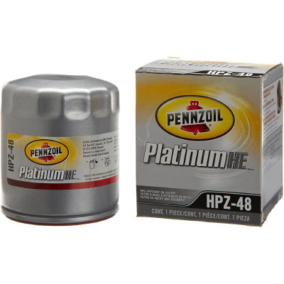 Pennzoil Platinum PZHPZ48 Oil Filter; one filter — product reference photo