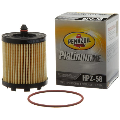 Pennzoil Platinum PZHPZ58 Oil Filter; one filter — product reference photo