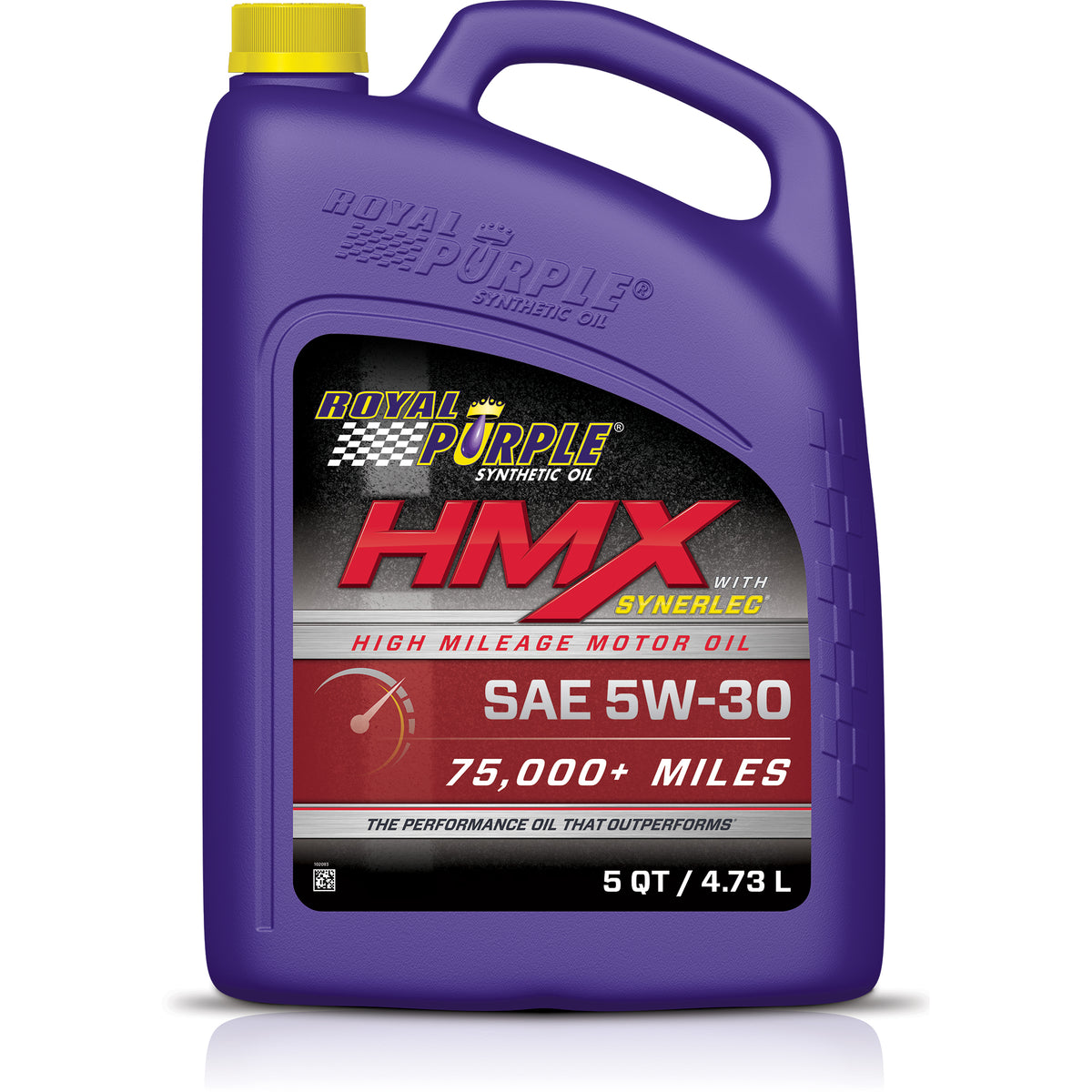 Royal Purple HMX High-Mileage Synthetic Motor Oil 5W-30 — single container