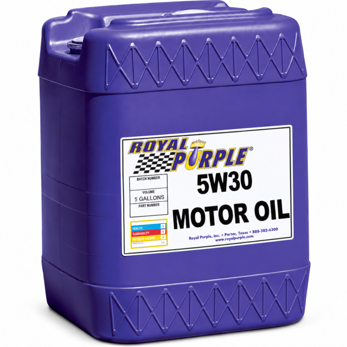 Royal Purple Full Synthetic Motor Oil 5W-30 in a 5-Gallon Pail