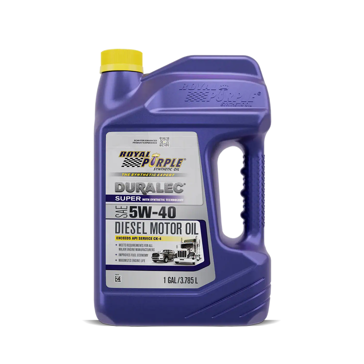 Royal Purple Duralec Super Synthetic Diesel Motor Oil 5W-40 — single container