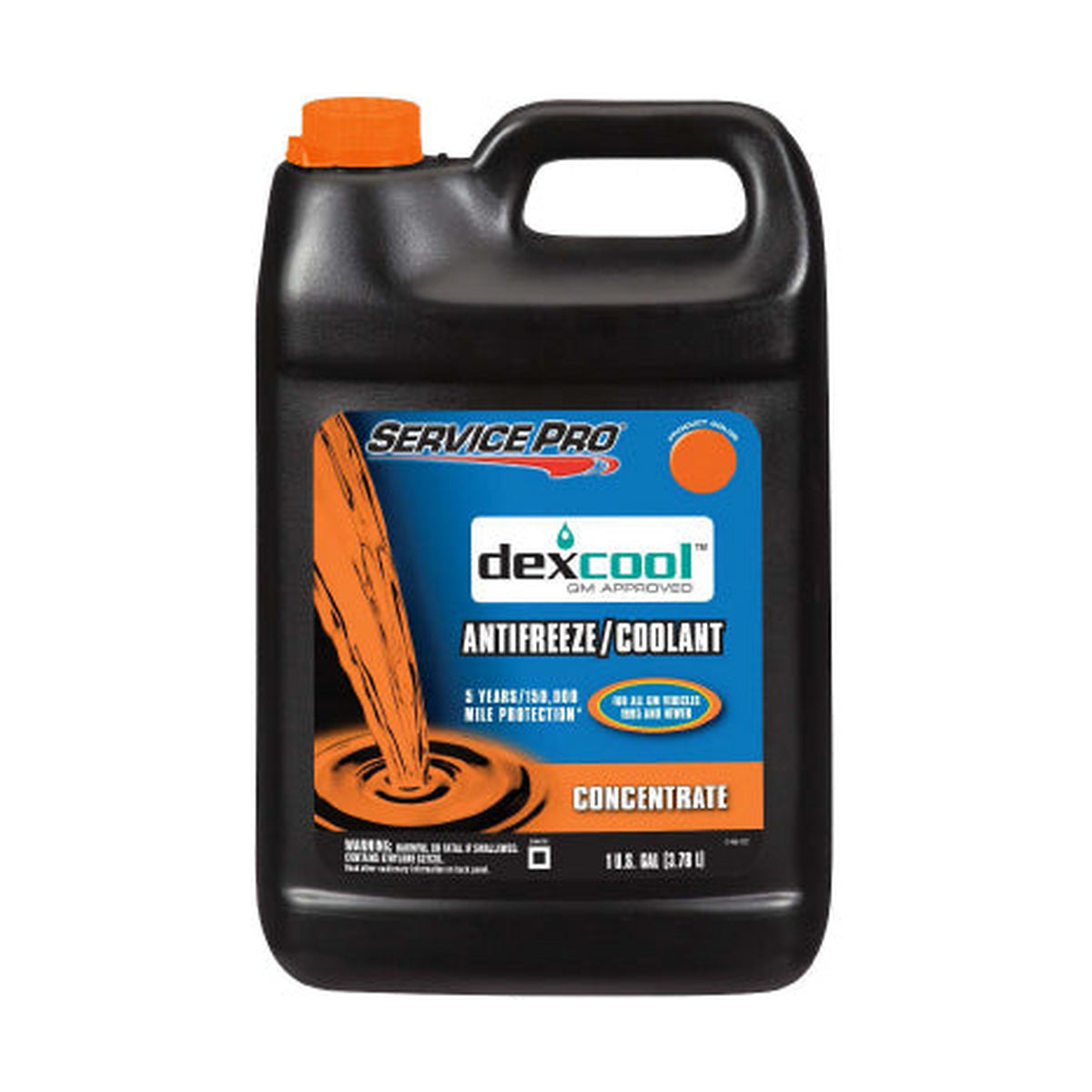 Service Pro DexCool ORG A/F 1 Gal — Full Case of 6 (6 × 1 gal)