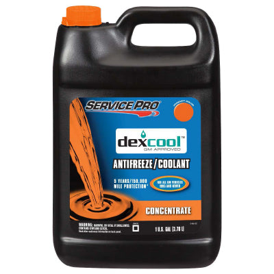 Service Pro DexCool ORG A/F 1 Gal — Full Case of 6 (6 × 1 gal)